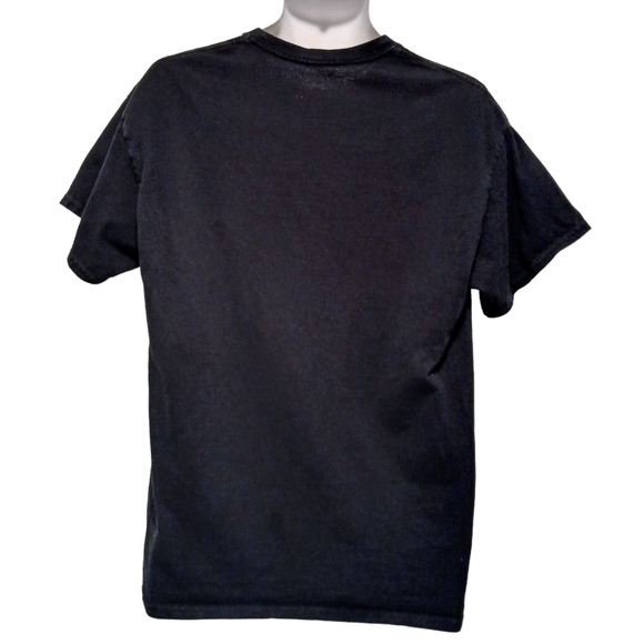 Johnny Cash Size L "The Man in Black" Black T-Shirt American Legend Front Logo - Picture 4 of 4